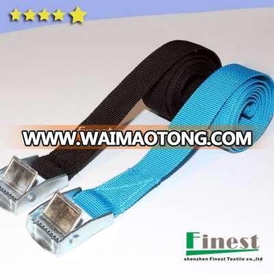 Heavy Duty 100% Nylon Cargo Safety Belt Cam Buckle Tie Down Strap